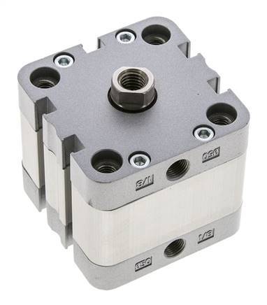 ISO 21287 Kompakter doppeltwirkender Zylinder 50-15mm - Magnetisch
