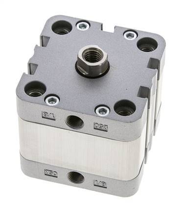ISO 21287 Kompakter doppeltwirkender Zylinder 50-15mm - Magnetisch