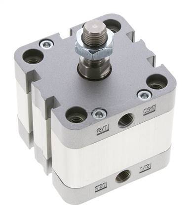 ISO 21287 Doppeltwirkender Kompaktzylinder 50-15mm - Magnetisch - Außengewinde