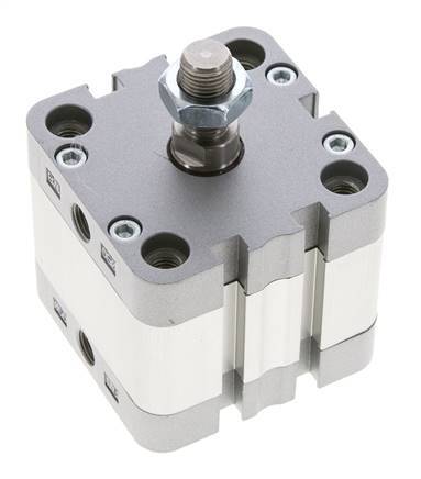 ISO 21287 Doppeltwirkender Kompaktzylinder 50-15mm - Magnetisch - Außengewinde