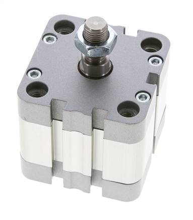 ISO 21287 Doppeltwirkender Kompaktzylinder 50-15mm - Magnetisch - Außengewinde