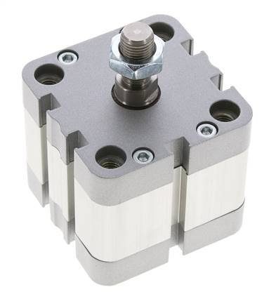 ISO 21287 Doppeltwirkender Kompaktzylinder 50-15mm - Magnetisch - Außengewinde
