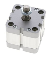 ISO 21287 Doppeltwirkender Kompaktzylinder 50-15mm - Magnetisch - Außengewinde