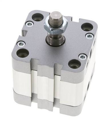 ISO 21287 Doppeltwirkender Kompaktzylinder 50-15mm - Magnetisch - Außengewinde