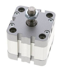 ISO 21287 Doppeltwirkender Kompaktzylinder 50-15mm - Magnetisch - Außengewinde