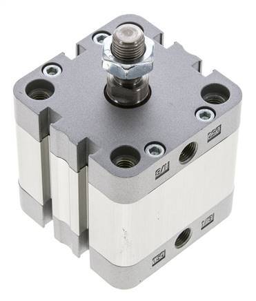 ISO 21287 Doppeltwirkender Kompaktzylinder 50-20mm - Magnetisch - Stange mit Außengewinde