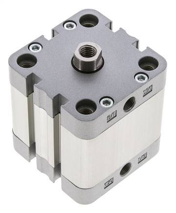 ISO 21287 Kompakter doppeltwirkender Zylinder 50-25mm - Magnetisch