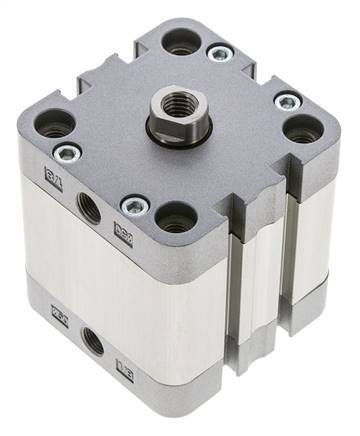 ISO 21287 Kompakter doppeltwirkender Zylinder 50-25mm - Magnetisch