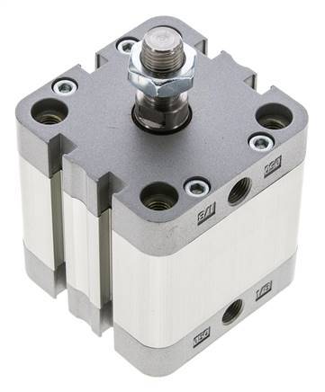 ISO 21287 Doppeltwirkender Kompaktzylinder 50-25mm - Magnetisch - Stange mit Außengewinde