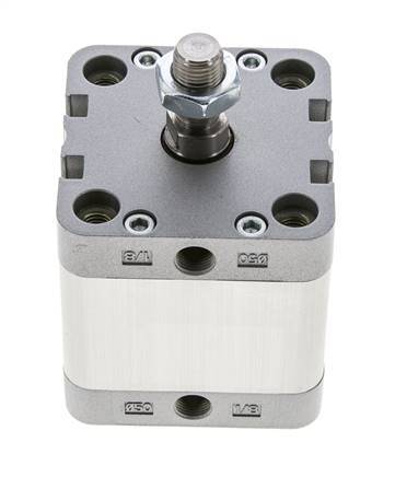 ISO 21287 Doppeltwirkender Kompaktzylinder 50-25mm - Magnetisch - Stange mit Außengewinde