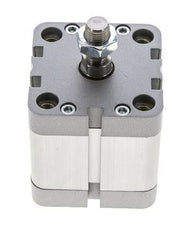 ISO 21287 Doppeltwirkender Kompaktzylinder 50-25mm - Magnetisch - Stange mit Außengewinde