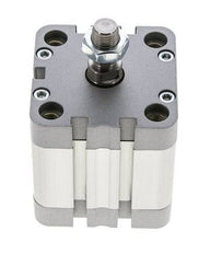 ISO 21287 Doppeltwirkender Kompaktzylinder 50-25mm - Magnetisch - Stange mit Außengewinde