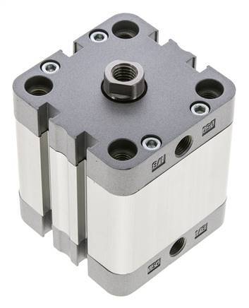 ISO 21287 Kompakter doppeltwirkender Zylinder 50-30mm - Magnetisch