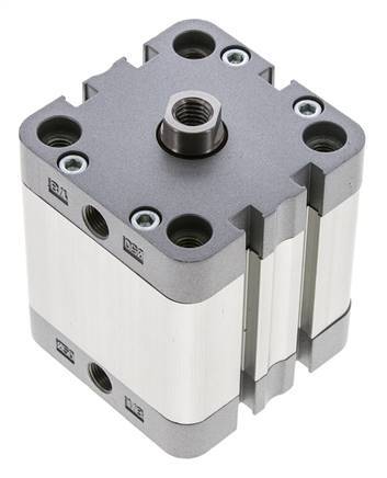 ISO 21287 Kompakter doppeltwirkender Zylinder 50-30mm - Magnetisch