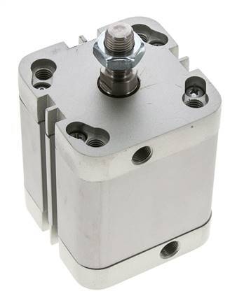 ISO 21287 Doppeltwirkender Kompaktzylinder 50-40mm - Magnetisch - Stange mit Außengewinde