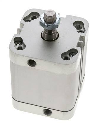 ISO 21287 Doppeltwirkender Kompaktzylinder 50-40mm - Magnetisch - Stange mit Außengewinde