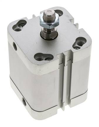 ISO 21287 Doppeltwirkender Kompaktzylinder 50-40mm - Magnetisch - Stange mit Außengewinde