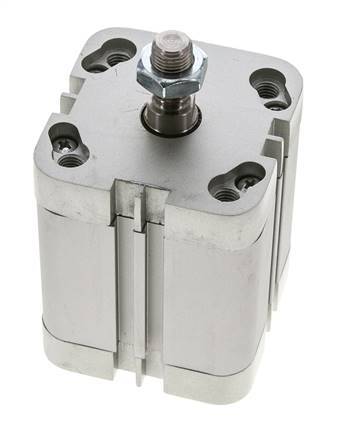 ISO 21287 Doppeltwirkender Kompaktzylinder 50-40mm - Magnetisch - Stange mit Außengewinde
