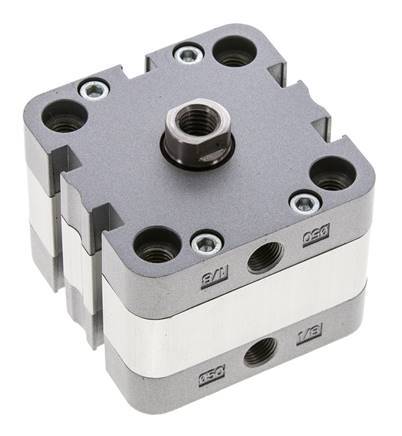 ISO 21287 Kompakter doppeltwirkender Zylinder 50-5mm - Magnetisch