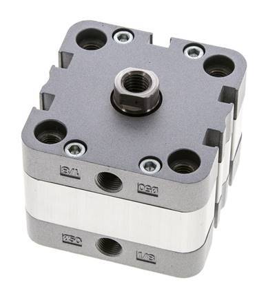 ISO 21287 Kompakter doppeltwirkender Zylinder 50-5mm - Magnetisch