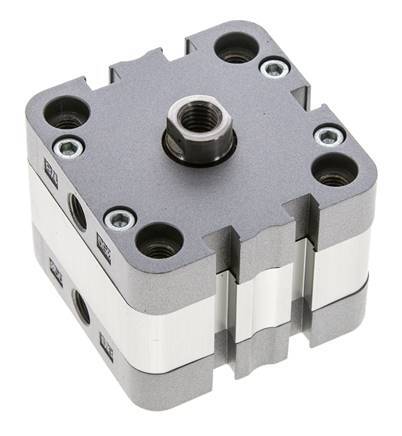 ISO 21287 Kompakter doppeltwirkender Zylinder 50-5mm - Magnetisch