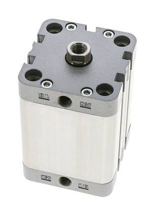 ISO 21287 Compact Double Acting Cylinder 50-50mm - Magnetic