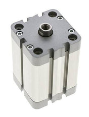 ISO 21287 Kompakter doppeltwirkender Zylinder 50-50mm - Magnetisch