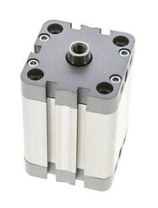 ISO 21287 Kompakter doppeltwirkender Zylinder 50-50mm - Magnetisch
