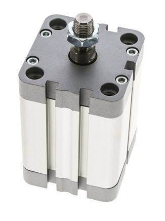ISO 21287 Doppeltwirkender Kompaktzylinder 50-50mm - Magnetisch - Stange mit Außengewinde