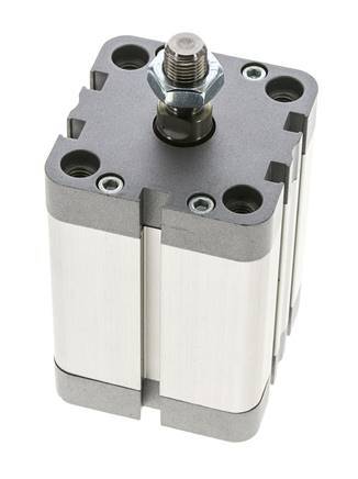 ISO 21287 Doppeltwirkender Kompaktzylinder 50-50mm - Magnetisch - Stange mit Außengewinde