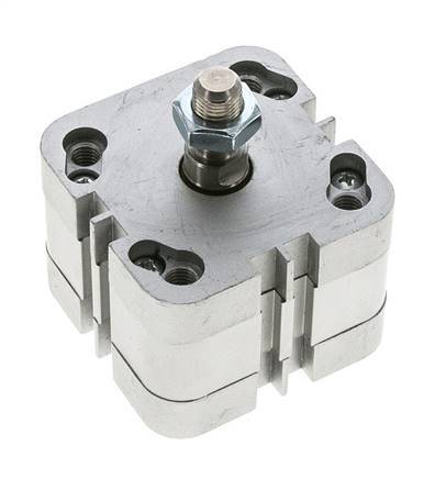 ISO 21287 Doppeltwirkender Kompaktzylinder 50-5mm - Magnetisch - Außengewinde