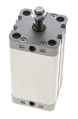 ISO 21287 Doppeltwirkender Kompaktzylinder 50-80mm - Magnetisch - Stange mit Außengewinde