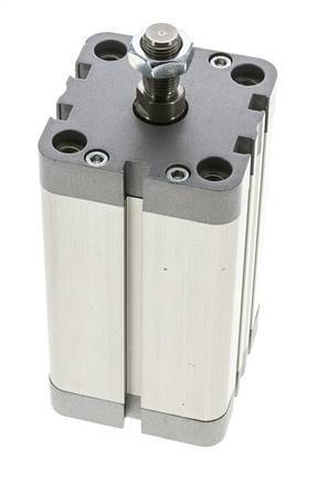 ISO 21287 Doppeltwirkender Kompaktzylinder 50-80mm - Magnetisch - Stange mit Außengewinde
