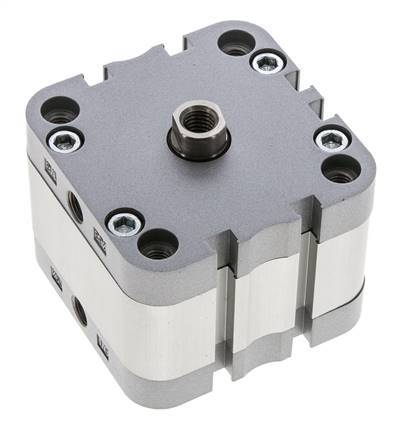 ISO 21287 Kompakter doppeltwirkender Zylinder 63-10mm - Magnetisch