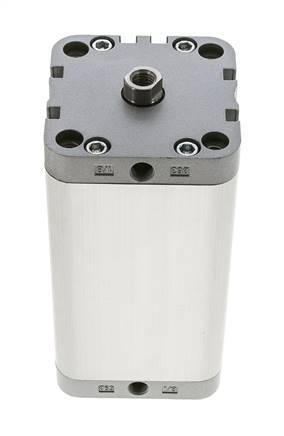 ISO 21287 Kompakter doppeltwirkender Zylinder 63-100mm - Magnetisch