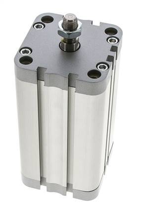ISO 21287 Doppeltwirkender Kompaktzylinder 63-100mm - Magnetisch - Stange mit Außengewinde