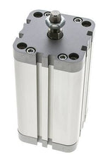 ISO 21287 Doppeltwirkender Kompaktzylinder 63-100mm - Magnetisch - Stange mit Außengewinde