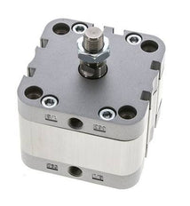ISO 21287 Doppeltwirkender Kompaktzylinder 63-10mm - Magnetisch - Außengewinde