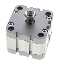 ISO 21287 Doppeltwirkender Kompaktzylinder 63-10mm - Magnetisch - Außengewinde