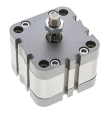 ISO 21287 Doppeltwirkender Kompaktzylinder 63-10mm - Magnetisch - Außengewinde