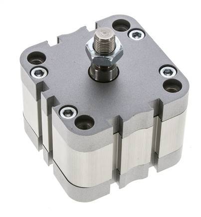 ISO 21287 Doppeltwirkender Kompaktzylinder 63-10mm - Magnetisch - Außengewinde