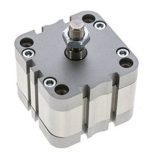 ISO 21287 Doppeltwirkender Kompaktzylinder 63-10mm - Magnetisch - Außengewinde
