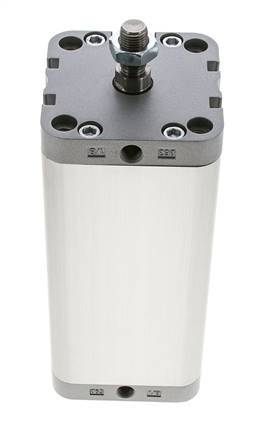 ISO 21287 Doppeltwirkender Kompaktzylinder 63-125mm - Magnetisch - Außengewinde