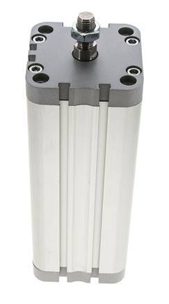 ISO 21287 Doppeltwirkender Kompaktzylinder 63-15mm - Magnetisch - Außengewinde