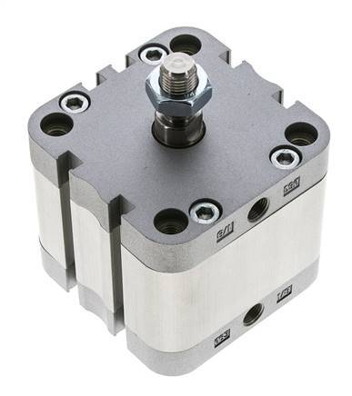ISO 21287 Doppeltwirkender Kompaktzylinder 63-20mm - Magnetisch - Außengewinde