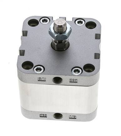 ISO 21287 Doppeltwirkender Kompaktzylinder 63-20mm - Magnetisch - Außengewinde