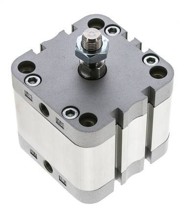ISO 21287 Doppeltwirkender Kompaktzylinder 63-20mm - Magnetisch - Außengewinde