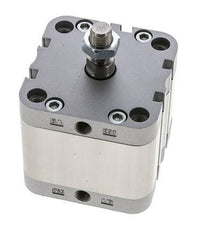 ISO 21287 Doppeltwirkender Kompaktzylinder 63-25mm - Magnetisch - Stange mit Außengewinde