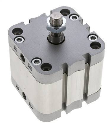 ISO 21287 Doppeltwirkender Kompaktzylinder 63-25mm - Magnetisch - Stange mit Außengewinde