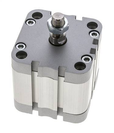 ISO 21287 Doppeltwirkender Kompaktzylinder 63-25mm - Magnetisch - Stange mit Außengewinde